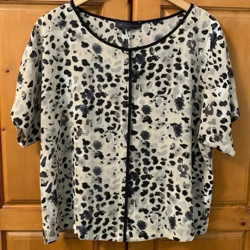 M&S Collection Taupe/Black XLP - Picture 2 of 10
